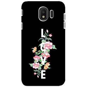 Чехлы для любимой на Samsung J4 2018 (VPrint) (Квіти LOVE)