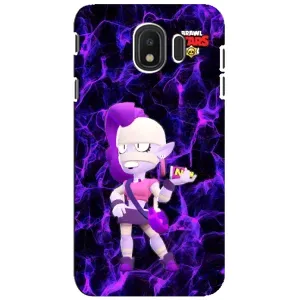 Чехлы Brawl Stars для Samsung Galaxy J4 2018, SM-J400F (AlphaPrint) (Емз Бравл Старс)