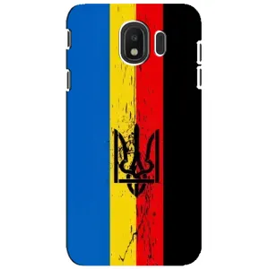 Украинские Чехлы для Samsung Galaxy J4 2018, SM-J400F с картинкой УПА (AlphaPrint) (Флаг УПА)