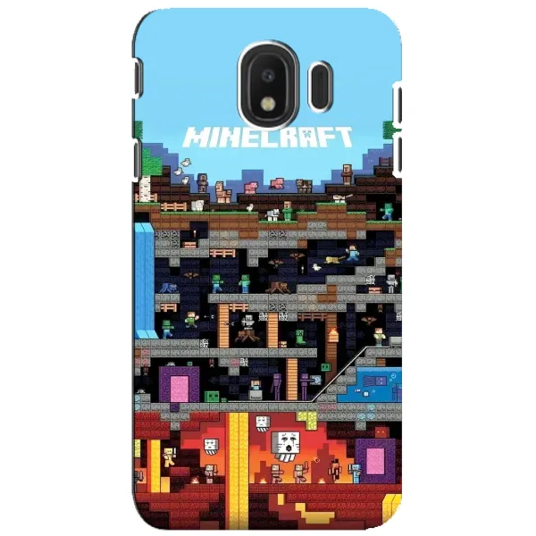 Чехол с принтом «фон Minecraft» для Samsung Galaxy J4 2018 (SM-J400F) Чехол с принтом «фон Minecraft» для Samsung Galaxy J4 2018 (SM-J400F)