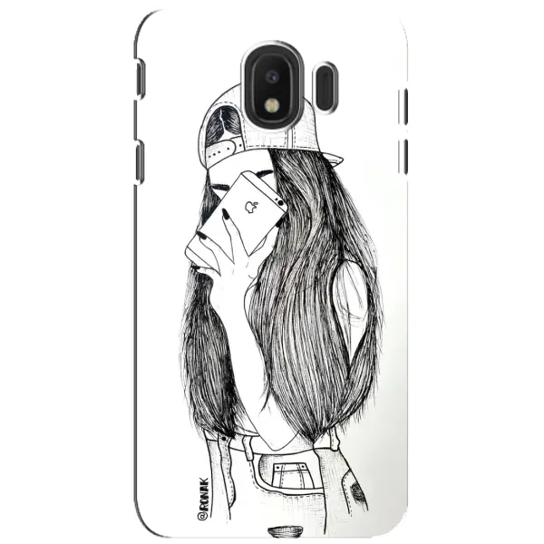 Чохол з принтом «Фото дівчини» для Samsung Galaxy J4 2018 (SM-J400F)