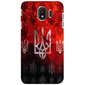 Украинские Чехлы для Samsung Galaxy J4 2018, SM-J400F с картинкой УПА (AlphaPrint) (ГЕРБ УПА)