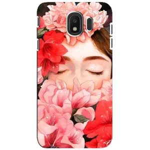 Чехлы (ART) Цветы на Samsung Galaxy J4 2018, SM-J400F (VPrint) (Очі в квітах)