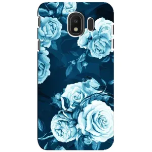 Чехлы (ART) Цветы на Samsung Galaxy J4 2018, SM-J400F (VPrint) (Блактині бутони)
