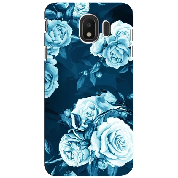 Чехол с принтом «Голубые Бутоны» для Samsung Galaxy J4 2018 (SM-J400F) Чехол с принтом «Голубые Бутоны» для Samsung Galaxy J4 2018 (SM-J400F)
