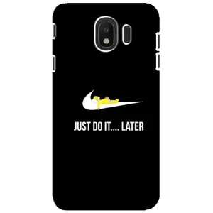 Чехол с Симпсонами для Samsung Galaxy J4 2018, SM-J400F (VPrint) (Гомер Later)
