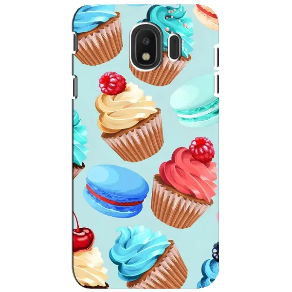 Чехол с принтом «Кексики» для Samsung Galaxy J4 2018 (SM-J400F)