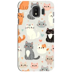 Чохол з малюнком кіт на Samsung Galaxy J4 2018, SM-J400F (Колаж котів)