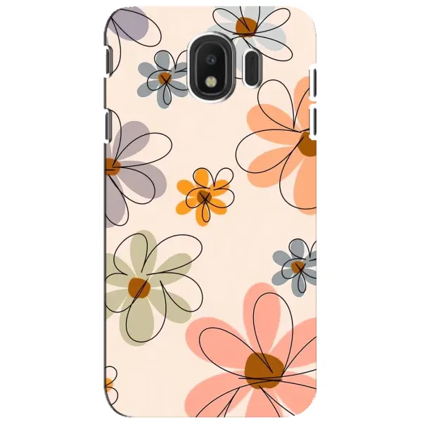 Чохол з принтом «Кольорові квіти» для Samsung Galaxy J4 2018 (SM-J400F)