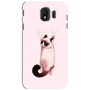 Чохол на Samsung J4 2018 з Котиками (VPrint) (Котик падає)