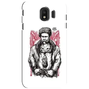 Чехлы для Samsung Galaxy J4 2018, SM-J400F с принтом Тараса Шевченко (AlphaPrint) (Козак Шевченко)