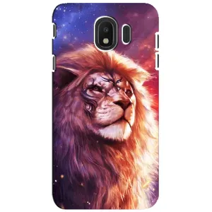Чохол з картинкою ЛЕВ для Samsung Galaxy J4 2018, SM-J400F (VPrint) (Красочний Лев)