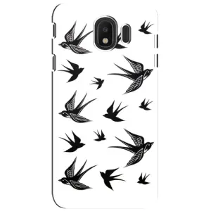 Чохол з пташками на Samsung Galaxy J4 2018, SM-J400F (VPrint) (Ластівки)