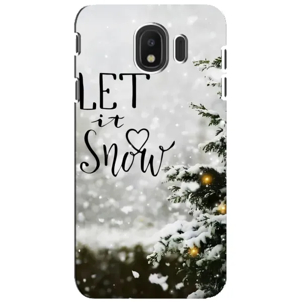 Чохол з принтом «Let it snow» для Samsung Galaxy J4 2018 (SM-J400F)