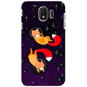Чохли з картинкою Лисичка для Samsung Galaxy J4 2018, SM-J400F (VPrint) (Лисички космонавти)