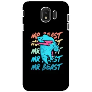 Чехлы Мистер Бист для Самсунг Дж4 2018 (logo Mr beast)