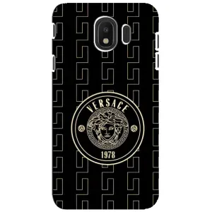 Чехлы VERSACE для Самсунг Дж4 2018 (PREMIUMPrint) (Лого Версаче)