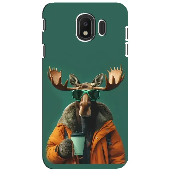 Чехол с принтом «Лось с кофе» для Samsung Galaxy J4 2018 (SM-J400F) Чехол с принтом «Лось с кофе» для Samsung Galaxy J4 2018 (SM-J400F)