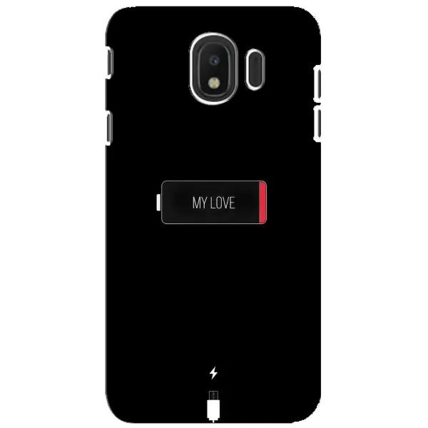 Чохол з принтом «Love battery» для Samsung Galaxy J4 2018 (SM-J400F)