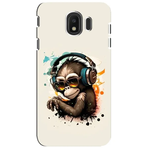 Чехол с принтом «Макака в наушниках» для Samsung Galaxy J4 2018 (SM-J400F)