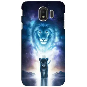 Чохол з картинкою ЛЕВ для Samsung Galaxy J4 2018, SM-J400F (VPrint) (Маленький лев)