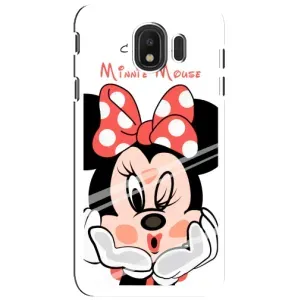 Міккі Маус чохол для Samsung Galaxy J4 2018, SM-J400F (AlphaPrint - Мультяшні) (Маус Мінні)