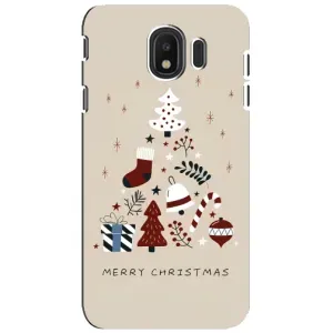 Рождественские, Праздничные Чехлы для Самсунг Дж4 2018 (Merry Christmas)