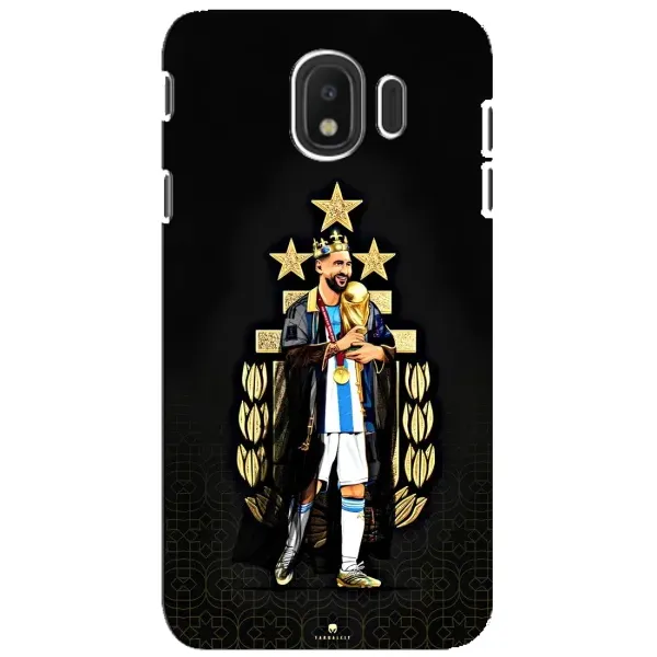 Чехол с принтом «Месси Король» для Samsung Galaxy J4 2018 (SM-J400F)