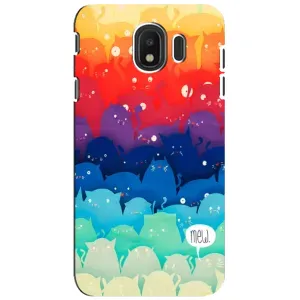 Чохол на Samsung J4 2018 з Котиками (VPrint) (Mew)