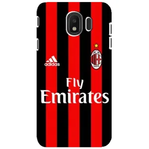 Чехлы для Samsung Galaxy J4 2018, SM-J400F (VPrint) - Футбольные клубы (Milan)