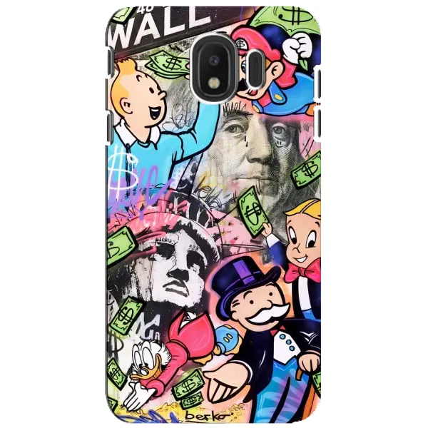 Чехол с принтом «Monopoly man» для Samsung Galaxy J4 2018 (SM-J400F)