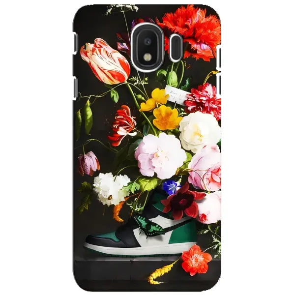 Чохол з принтом «Nike цветы» для Samsung Galaxy J4 2018 (SM-J400F)