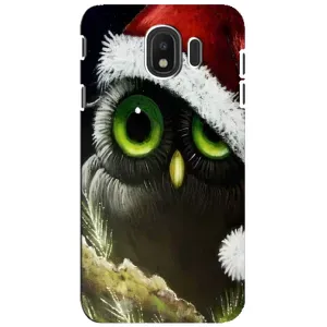 Новорічні Чохли для Samsung J4 2018 (VPrint) (Новорічна Сова)