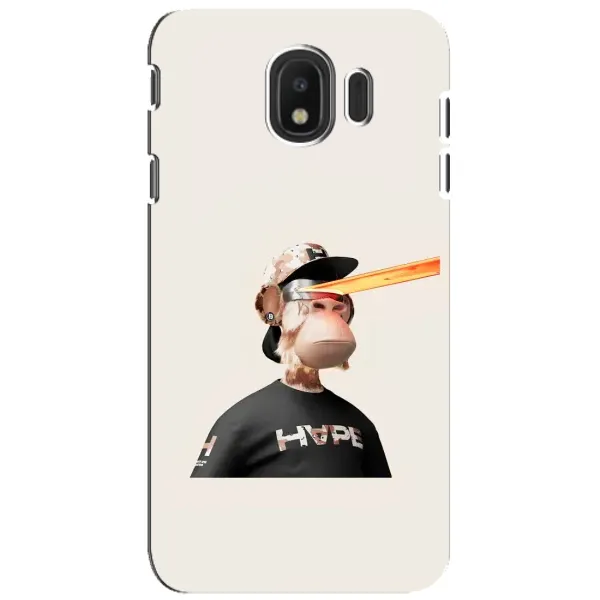Чехол с принтом «обезьяна NFT в очках» для Samsung Galaxy J4 2018 (SM-J400F)