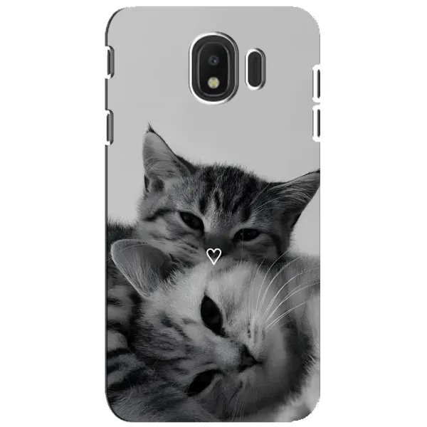 Чохол з принтом «Пара котів» для Samsung Galaxy J4 2018 (SM-J400F)