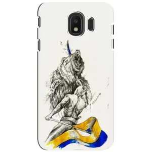 Чехлы Доброго вечора, ми за України для Самсунг Дж4 2018 (AlphaPrint) (Победа)