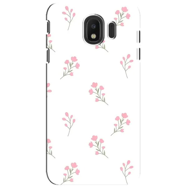 Чохол з принтом «Рожеві квіти» для Samsung Galaxy J4 2018 (SM-J400F)