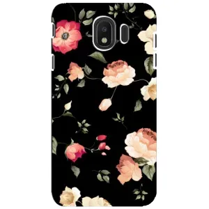 Чохли з квітами для Samsung Galaxy J4 2018, SM-J400F (VPrint) (Трояндочки)
