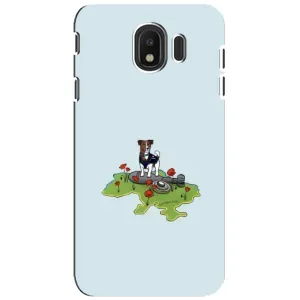 Чехлы с картинкой собаки Патрон для Samsung Galaxy J4 2018, SM-J400F (AlphaPrint) (Сапер Пес)