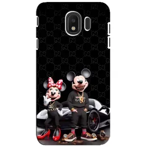 Чехол Disney Mouse Samsung Galaxy J4 2018, SM-J400F (PREMIUMPrint) (Семья Маусов)
