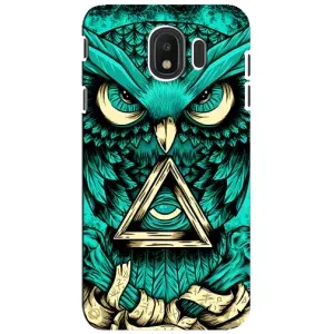 Чохол з пташками на Samsung Galaxy J4 2018, SM-J400F (VPrint) (Сова з оком)