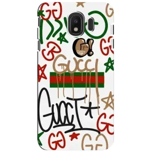 Брендновые Чехлы для Samsung Galaxy J4 2018, SM-J400F - (PREMIUMPrint) (Стиль GUUCI)