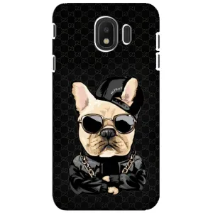 Чехлы с крутыми принтами для Samsung Galaxy J4 2018, SM-J400F - (PREMIUMPrint) (Стильная собака)