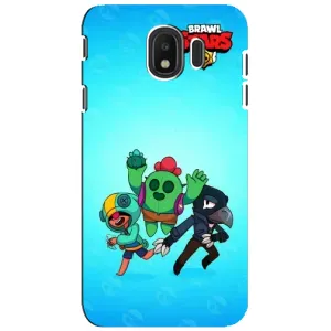 Чехлы Brawl Stars для Samsung Galaxy J4 2018, SM-J400F (AlphaPrint) (Тріо героїв)