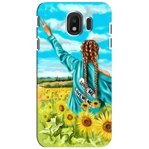 Чехол для Патриота Украины Samsung Galaxy J4 2018, SM-J400F - (AlphaPrint) (Украиночка)