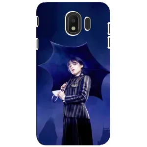 Силиконовый чехол с картинкой для Samsung Galaxy J4 2018, SM-J400F (Венсдей)