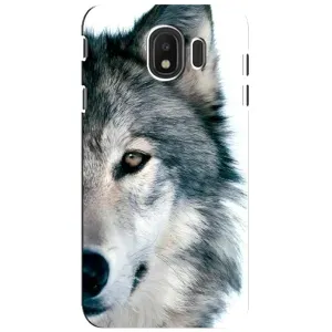 Чехлы с картинками животных Samsung Galaxy J4 2018, SM-J400F (Волк)