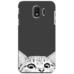 Чохол на Samsung J4 2018 з Котиками (VPrint) (Виглядає котик)