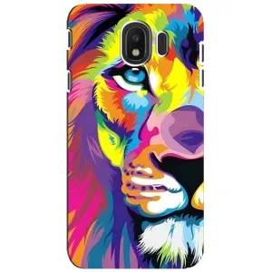 Чохол з картинкою ЛЕВ для Samsung Galaxy J4 2018, SM-J400F (VPrint) (Яскравий Лев)