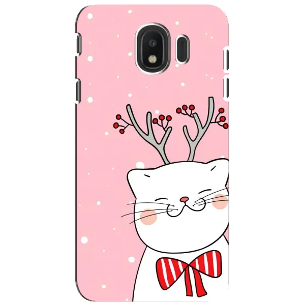 Чохол з принтом «Зимовий кіт» для Samsung Galaxy J4 2018 (SM-J400F)